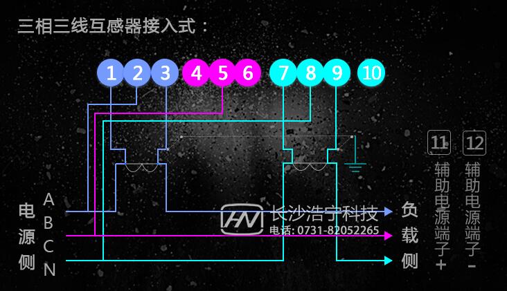 三相電表接線(xiàn)圖