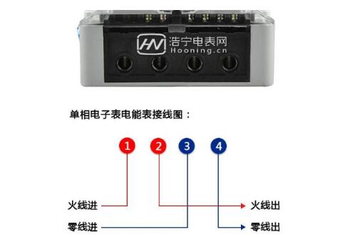 預(yù)付費電表接線圖