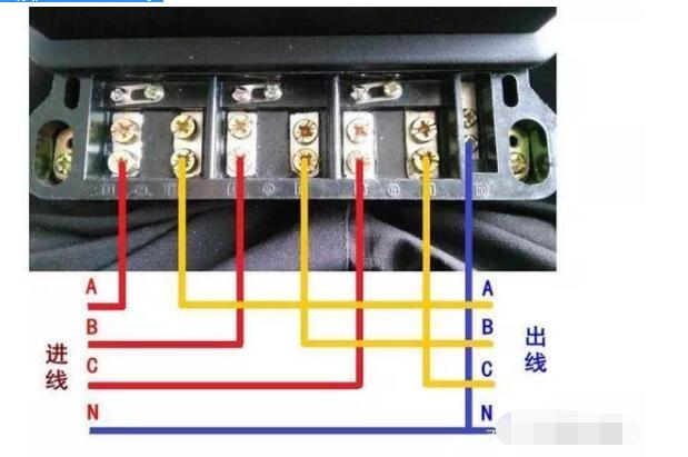 三相電表怎么接